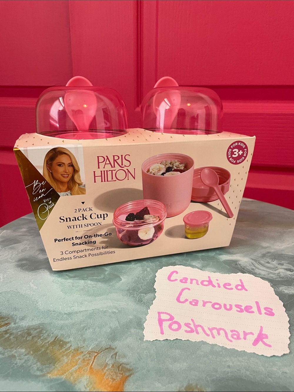 PARIS HILTON - SNACK CUP SET - NEW